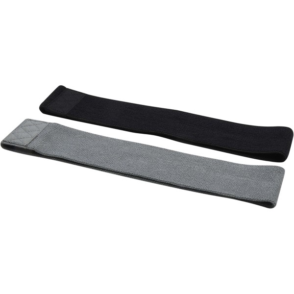 Grip 2-piece resistance band set - Black / Grey