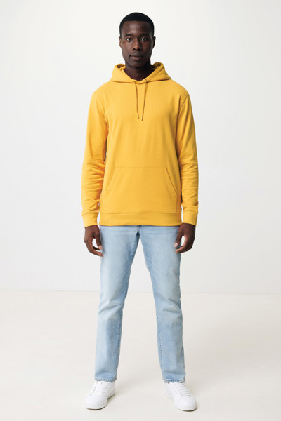 IQONIQ Jasper recycled cotton hoodie - Ochre Yellow / XS