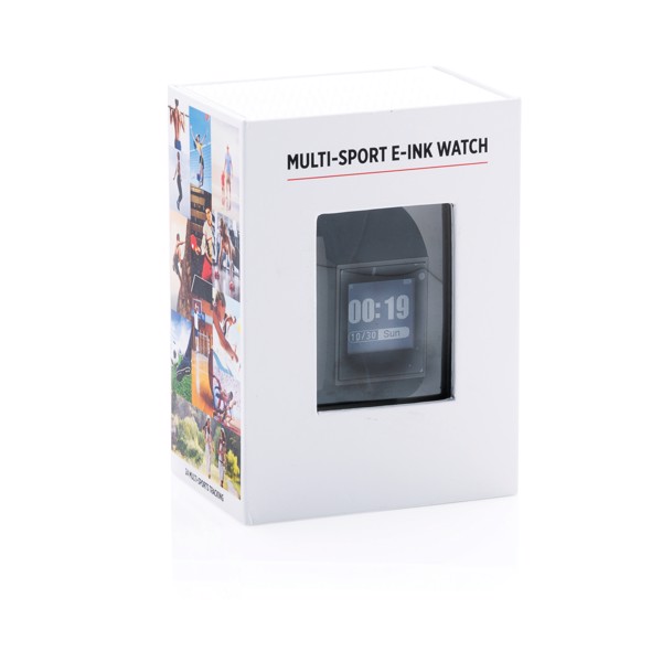 Multi-sport E-ink watch