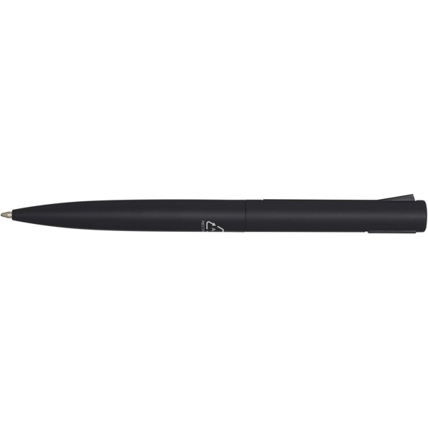 Clast A4 clipboard with magnetic closure and RCS recycled ballpoint pen (black ink) - Black
