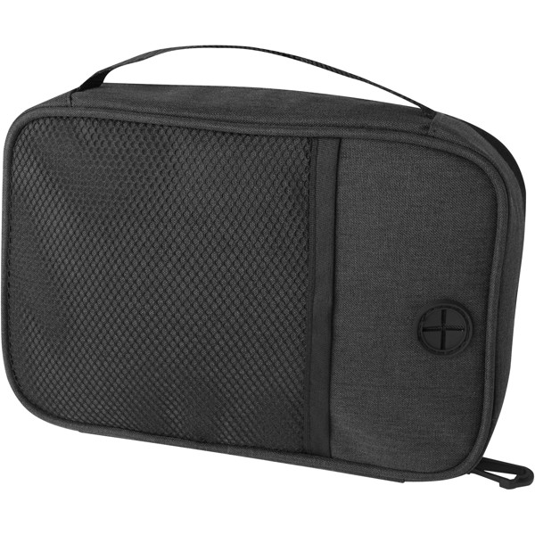 Ross GRS RPET tech pouch 1L - Heather Charcoal