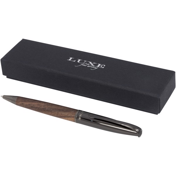 Loure wood barrel ballpoint pen (black ink)