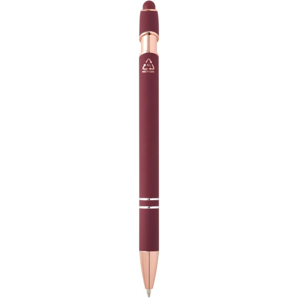 Nanna ballpoint pen with rose gold finish (black ink) - Burgundy