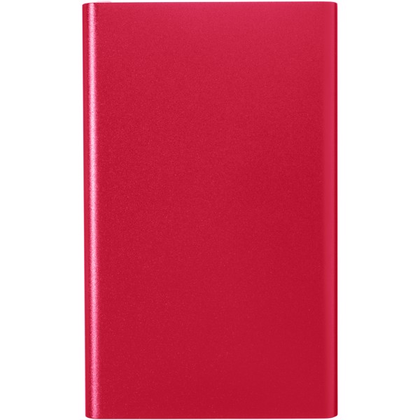 Hliníková powerbanka Pep 4 000 mAh - Červená s efektem námrazy