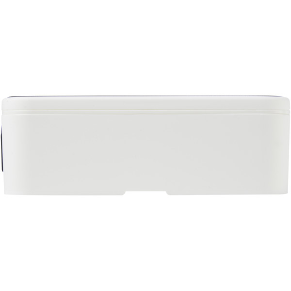 MIYO 700 ml single layer lunch box - White / Black