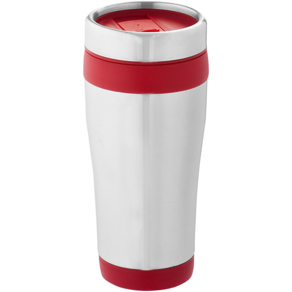Elwood 410 ml RCS certified recycled stainless steel insulated tumbler - Red