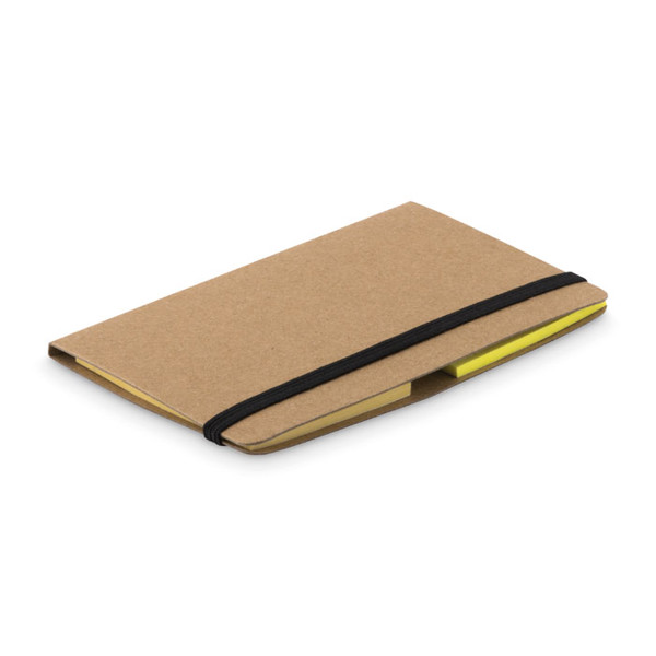 Card holder with memo set Foldnote