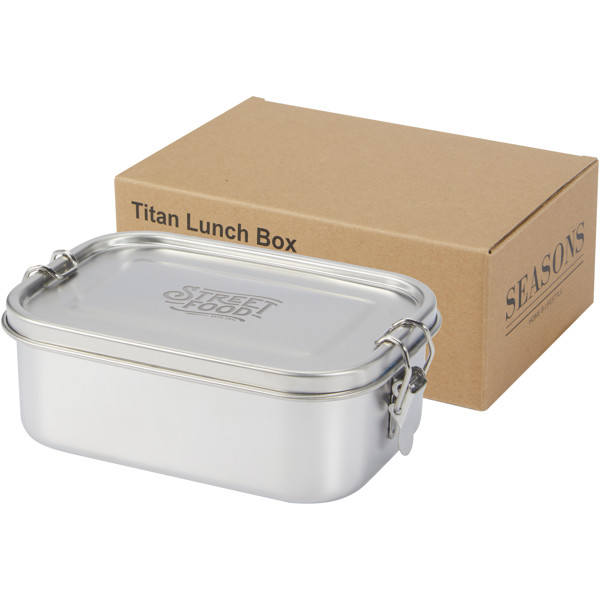 Titan 750 ml recycled stainless steel lunch box