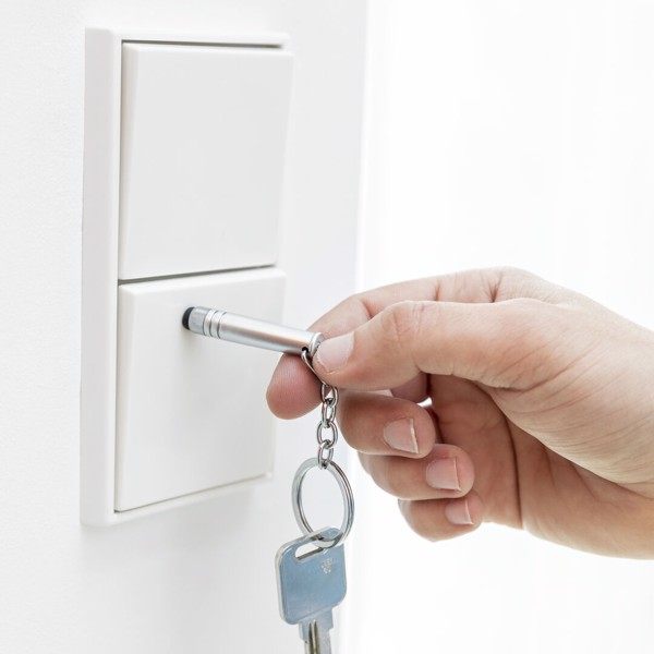 Stylus Touch Pen Keyring Indur - Silver