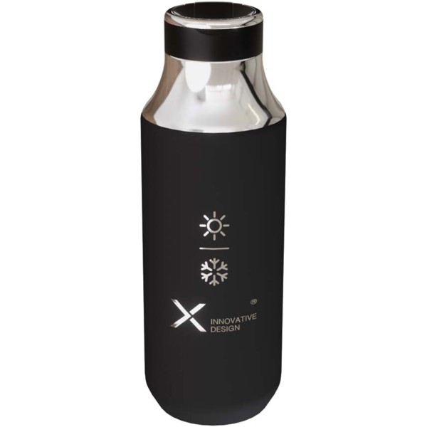 SCX.design D12 500 ml insulated stainless steel water bottle with straw