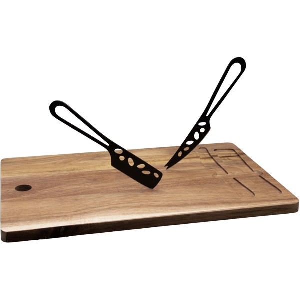 SCX.design K06 cheese board and knives set