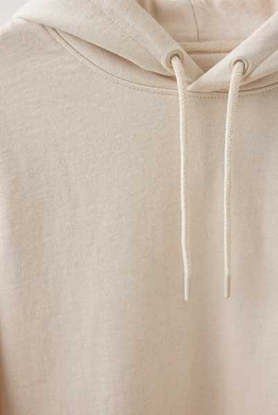 IQONIQ Torres recycled cotton hoodie undyed - Natural Raw / XXL