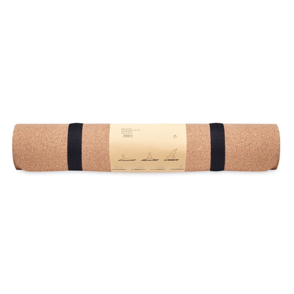 Cork yoga mat Savasana