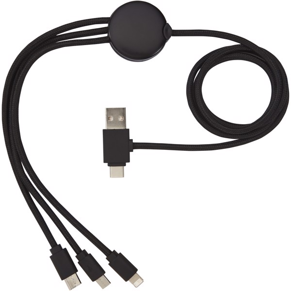 Cable de carga 5 en 1 retroiluminado "Gleam"
