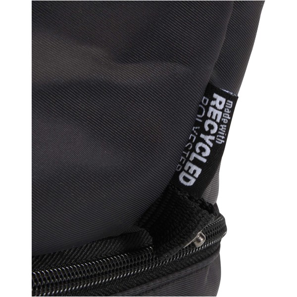 Trip Aware™ recycled travel toiletry bag 6L - Black
