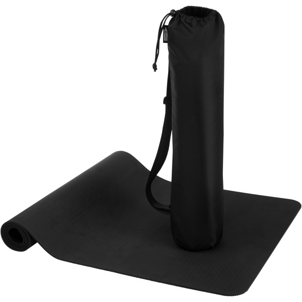 Virabha recycled TPE yoga mat - Black