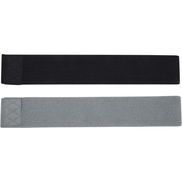 Grip 2-piece resistance band set - Black / Grey