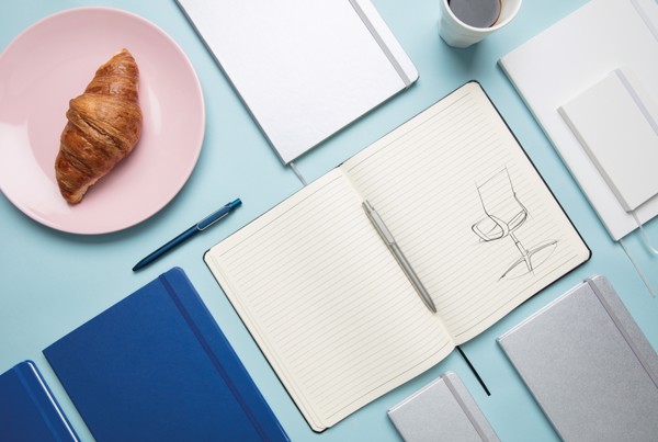 Standard B5 notebook hardcover XL - White