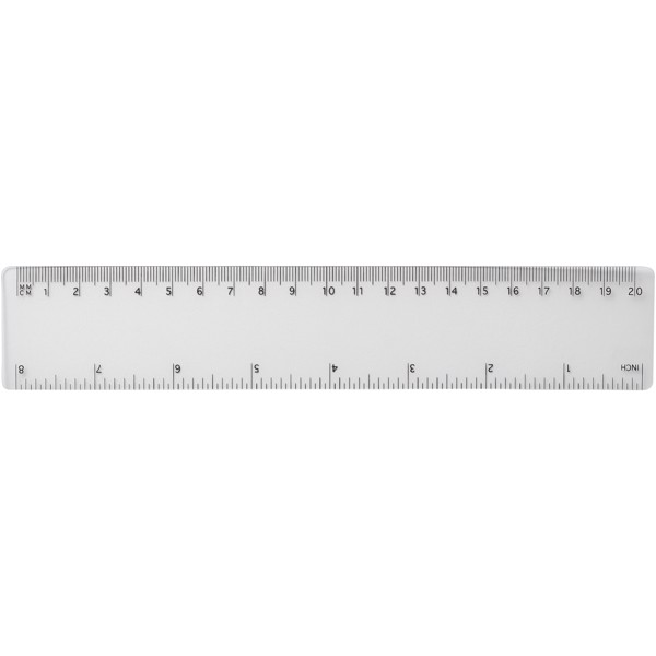 Rothko 20 cm Kunststofflineal - transparent