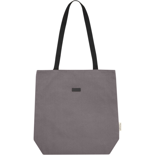 Joey GRS recycled canvas versatile tote bag 14L - Grey