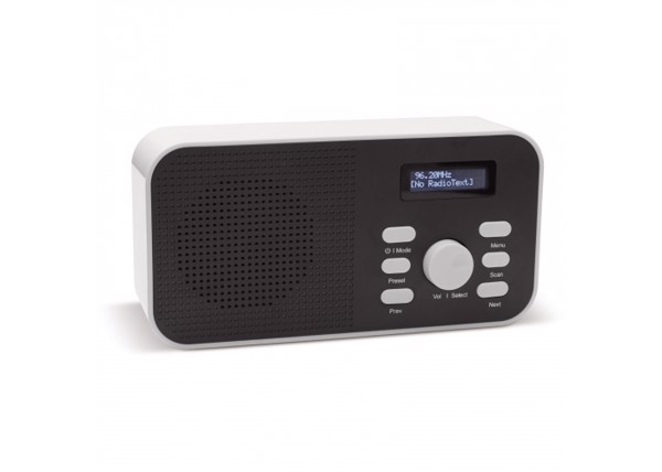 DAB+ Radio - White / Black