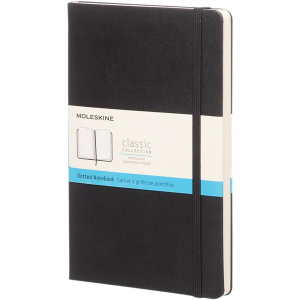 Moleskine Classic L hard cover notebook - dotted - Black