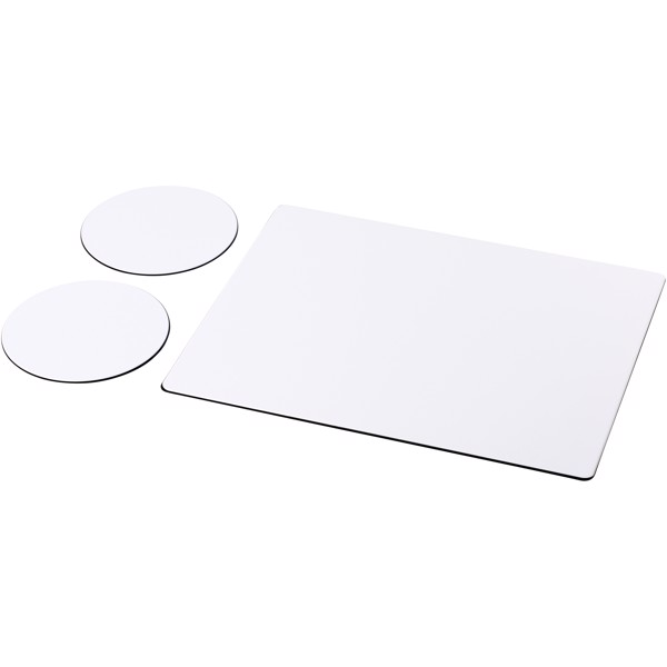 Brite-Mat® mouse mat and coaster set combo 2