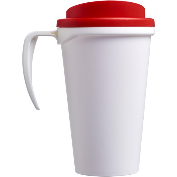 Termo hrnek Americano® grande 350 ml - Bílá / Červená s efektem námrazy