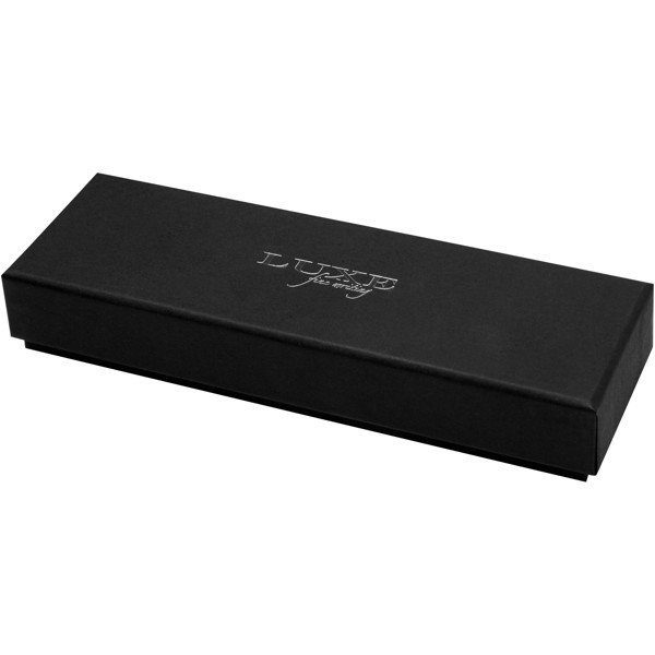 Didimis recycled stainless steel ballpoint and rollerball pen set (black ink)