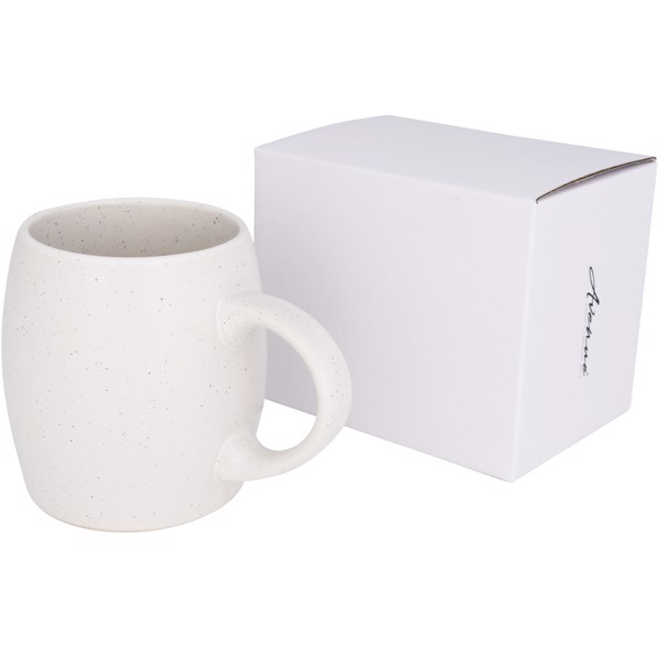 Taza de cerámica de 520 ml "Stone" - Blanco