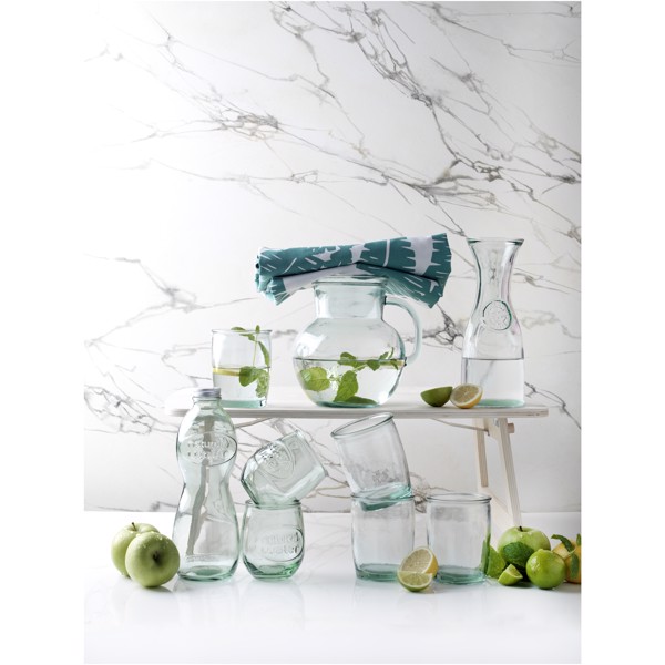 Fresco recycled glass carafe