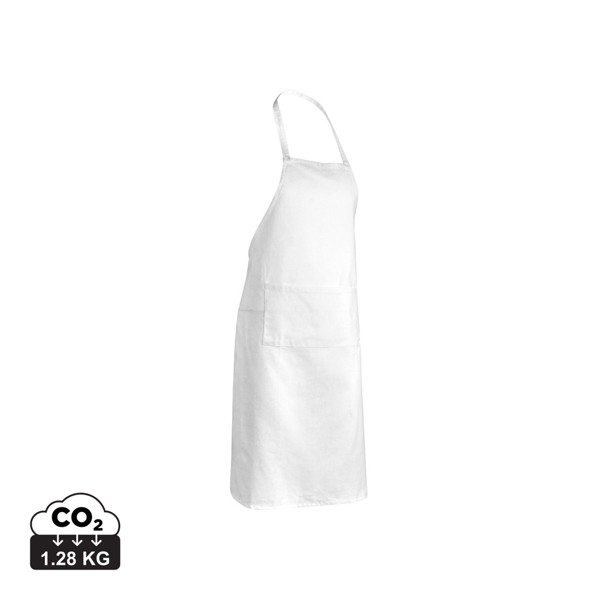Impact AWARE™ Recycled cotton apron 180gr - White