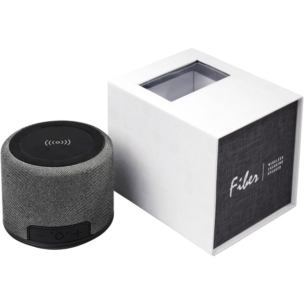 Altavoz Bluetooth® con base de carga inalámbrica "Fiber"