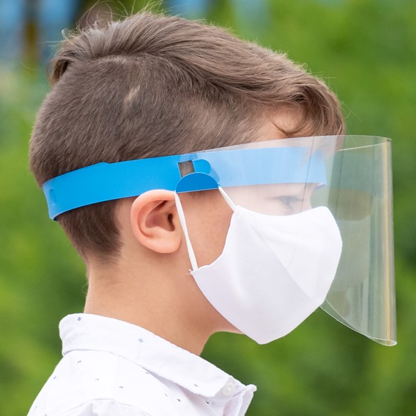 Kids Face Shield Tundex - White