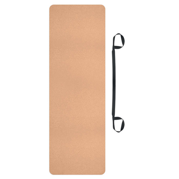 Cork yoga mat Savasana