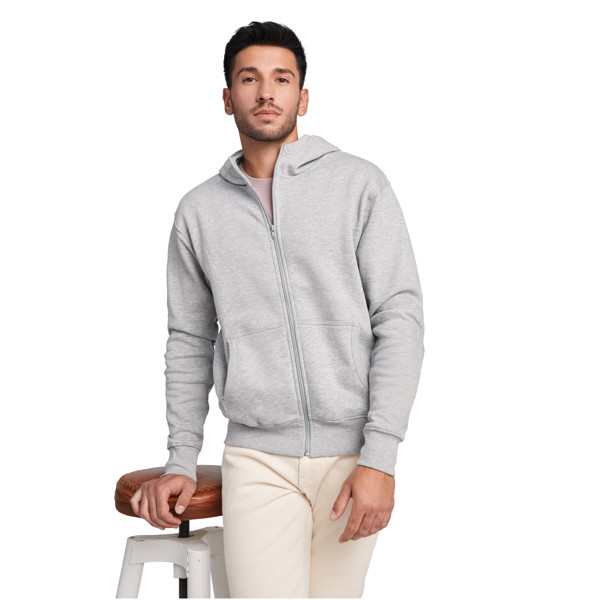Montblanc unisex full zip hoodie - Garnet / XL