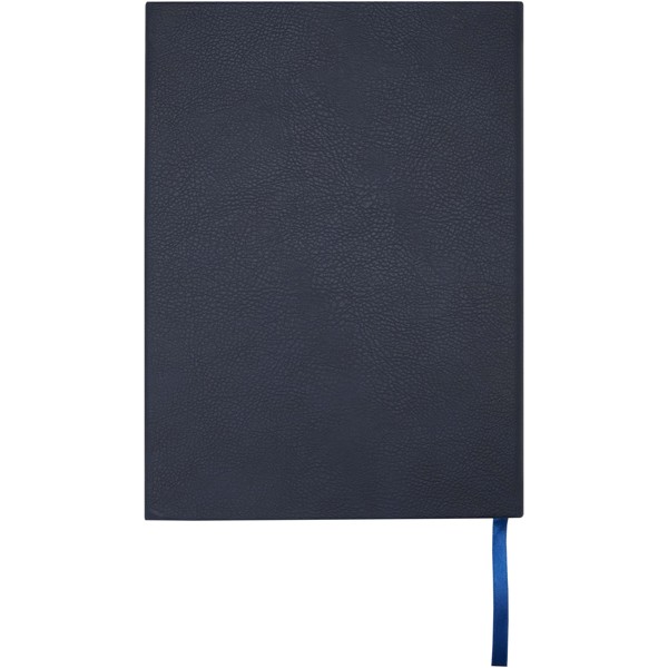 Alejandra A5 recycled plastic hard cover notebook - Ocean Blue