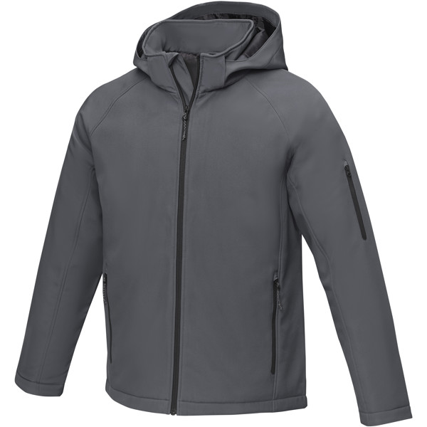 Notus men's padded softshell jacket - Storm Grey / S