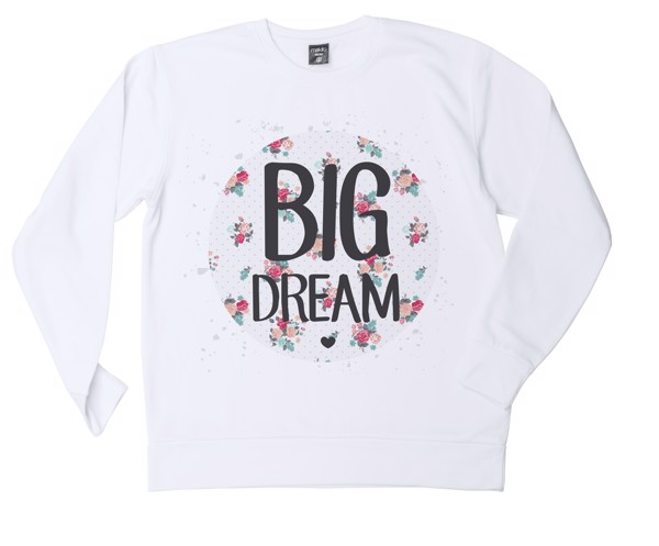 Kids Technique Sweatshirt Kroby - White / 6-8