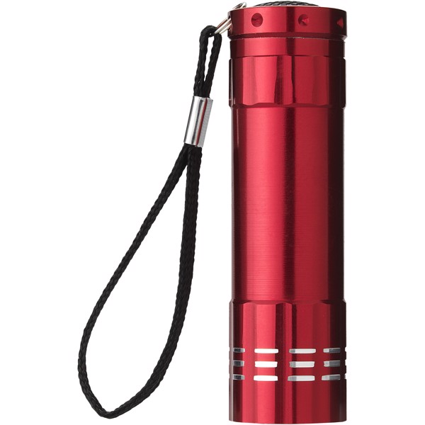 Linterna de 9 LED "Leonis" - Rojo