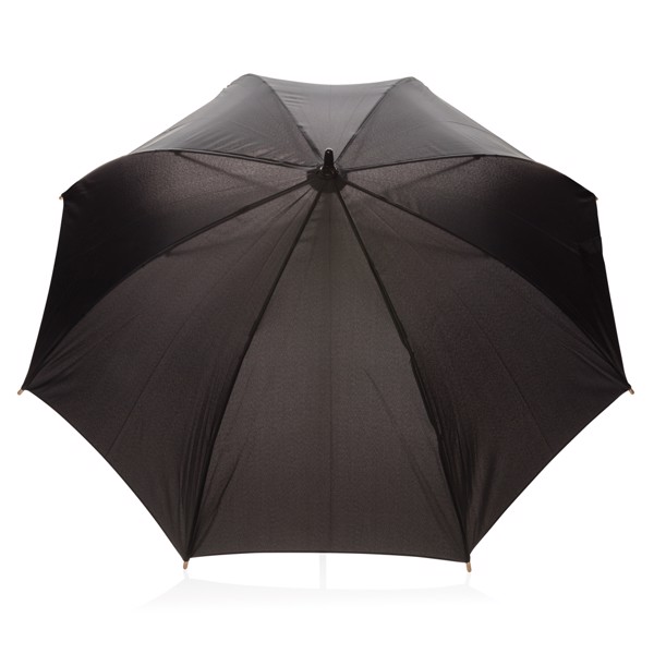 23" auto open storm proof RPET umbrella - Black