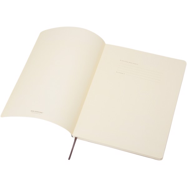 Classic XL soft cover notebook - squared - Solid black