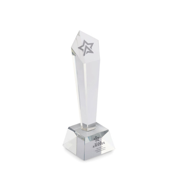 Crystal award in a gift box Diaward