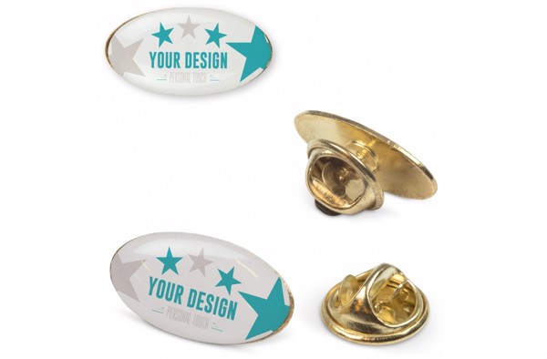 Metal pin, oval 20x12x10mm