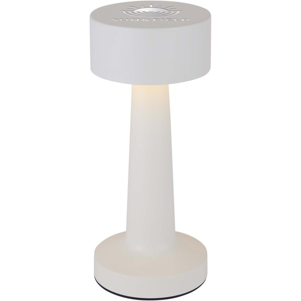 Aludra rechargeable dimmable table lamp with 3 light modes - White