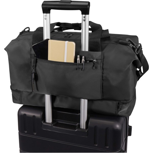 Trip Aware™ recycled travel duffel bag 42L - Black