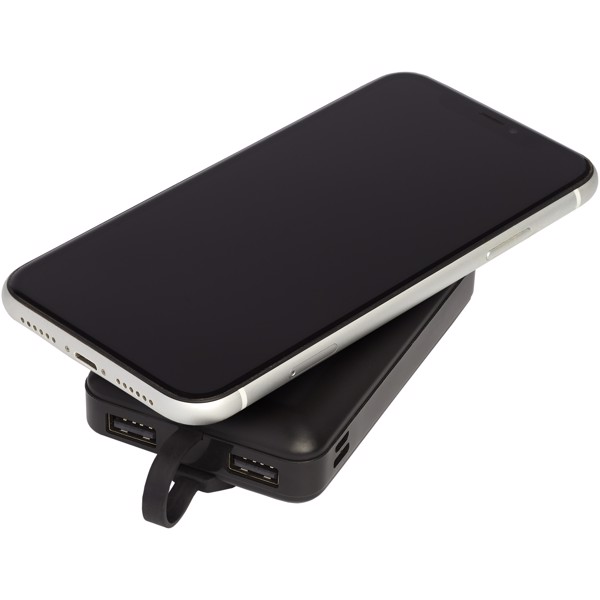 Batería externa inalámbrica de 10,000 mAh con cable 3 en 1 "Kano"