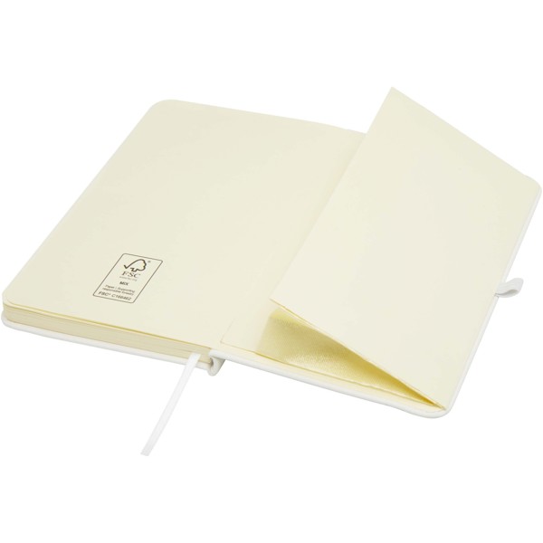 Spectrum Plus A6 hard cover notebook - White