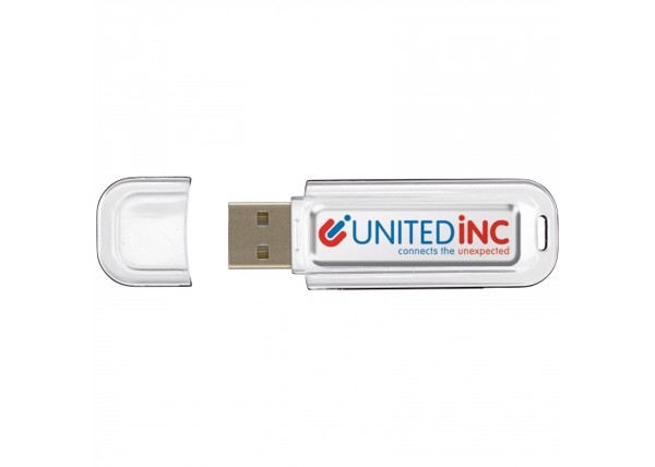 USB flash drive doming 8GB - White