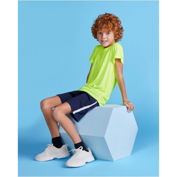 Estoril short sleeve kids t-shirt - Red / 12